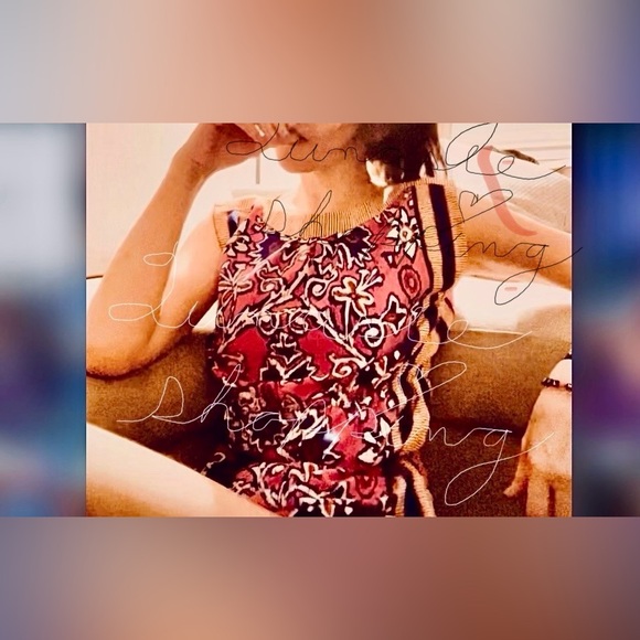 Retro 70’s style tunic sheath dress - Picture 5 of 9